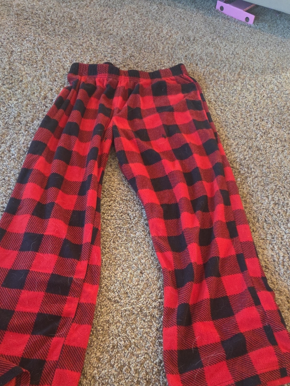 Wondershop Red and Black Buffalo Plaid Kids Pajama Bottoms